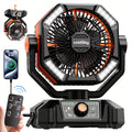 Powerful Portable Fan - 20000mAh Battery Camping Fan