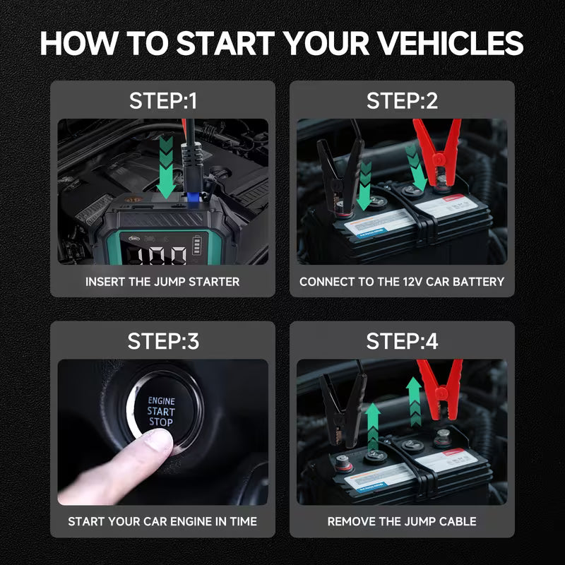 PowerStart Pro 7-in-1 Emergency Car Starter 10000A