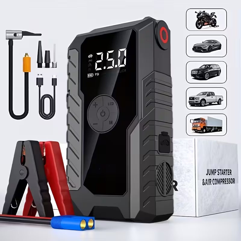 Portable Jump Starter & Air Inflator 10000A – 12V/14.8V