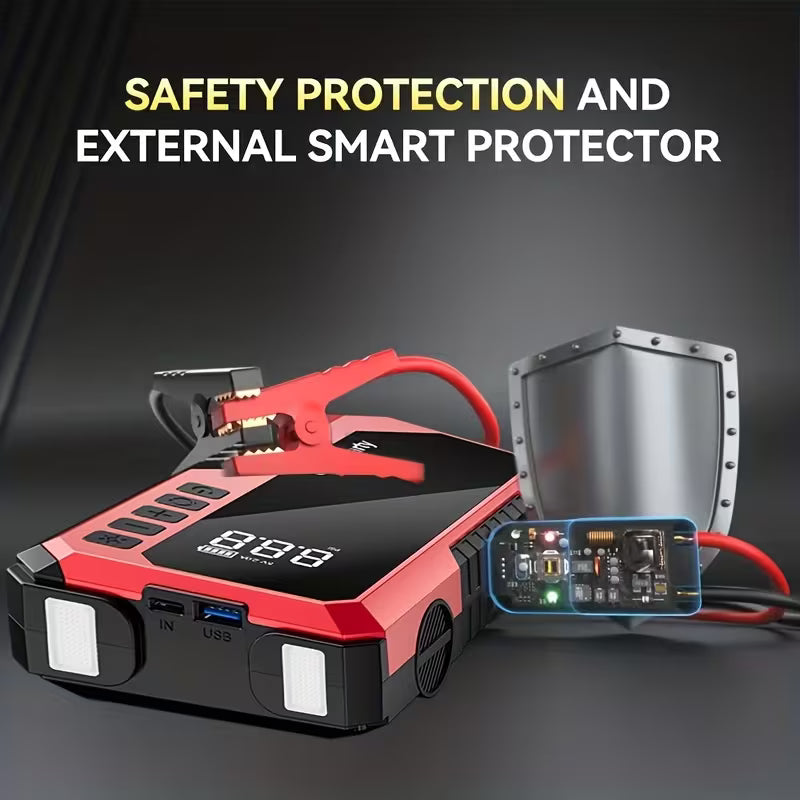 Portable Jump Starter & Air Inflator 10000A – 12V/14.8V