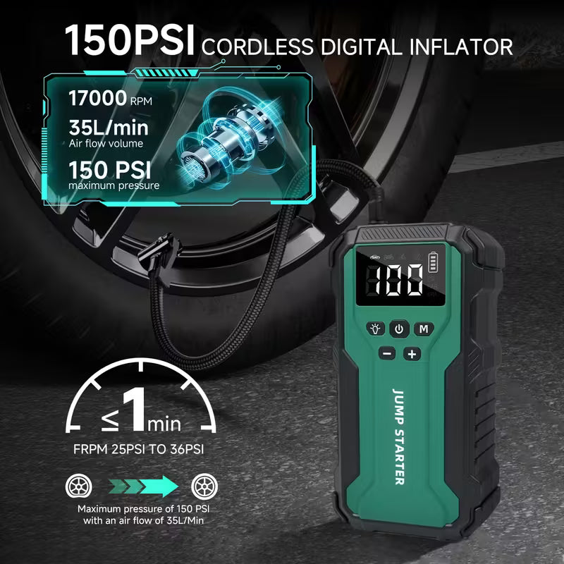 PowerStart Pro 7-in-1 Emergency Car Starter 10000A